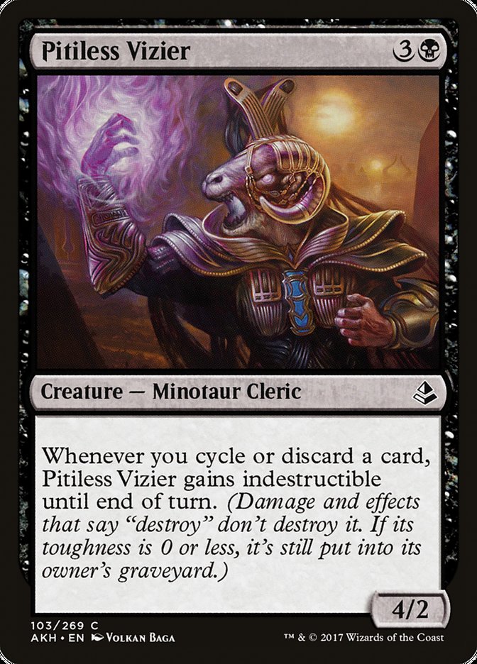 Pitiless Vizier [Amonkhet] MTG Single Magic: The Gathering | Red Claw Gaming