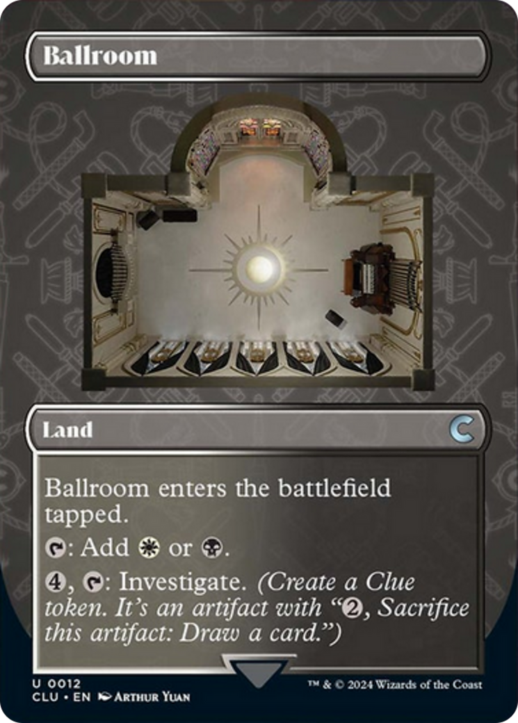 Ballroom (Borderless) [Ravnica: Clue Edition] MTG Single Magic: The Gathering | Red Claw Gaming