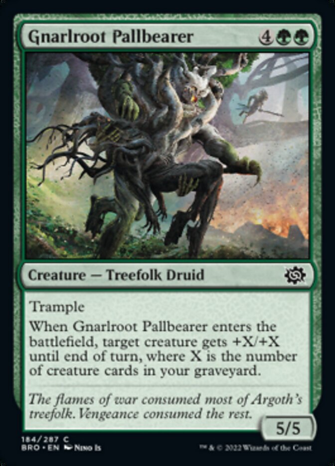 Gnarlroot Pallbearer [The Brothers' War] MTG Single Magic: The Gathering | Red Claw Gaming