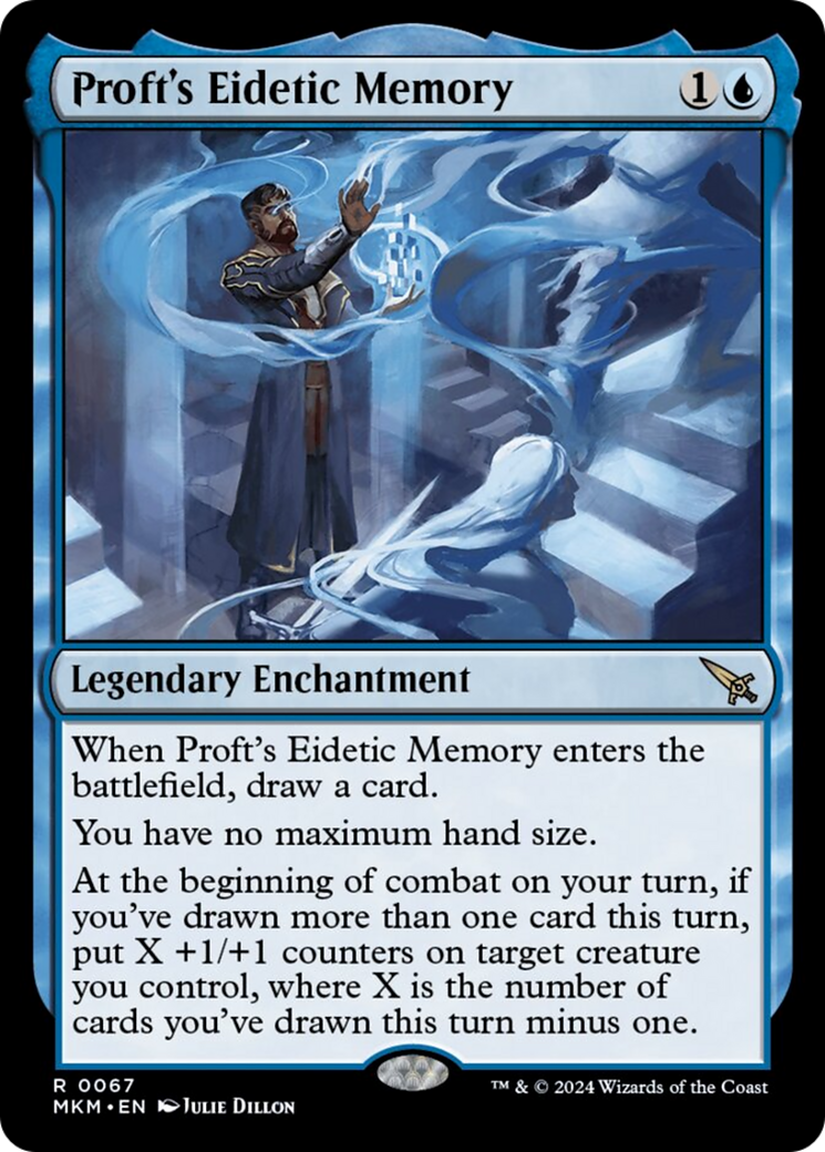 Proft's Eidetic Memory [Murders at Karlov Manor] MTG Single Magic: The Gathering    | Red Claw Gaming