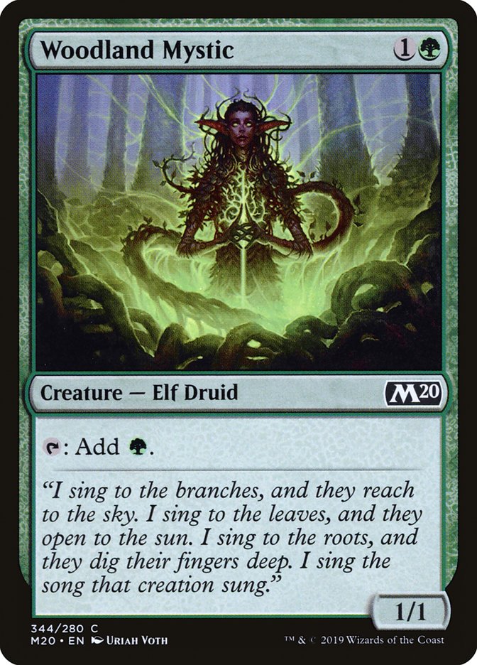 Woodland Mystic [Core Set 2020] MTG Single Magic: The Gathering | Red Claw Gaming