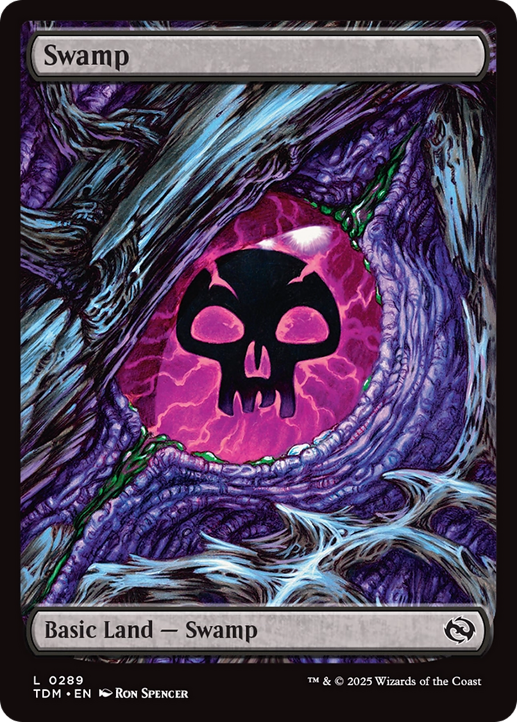Swamp (0289) [Tarkir: Dragonstorm] MTG Single Magic: The Gathering | Red Claw Gaming