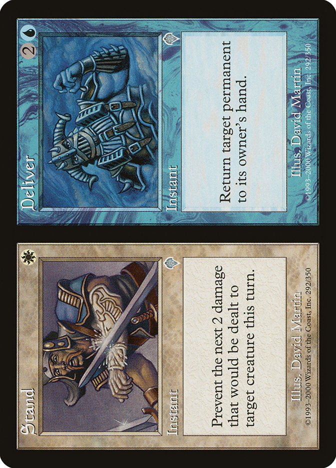 Stand // Deliver [Invasion] MTG Single Magic: The Gathering | Red Claw Gaming