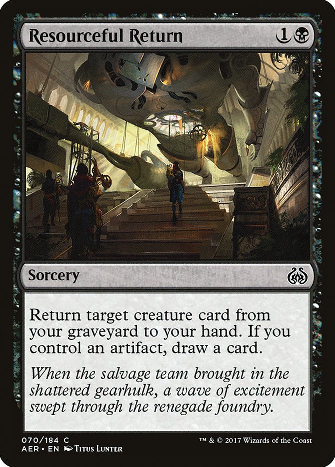 Resourceful Return [Aether Revolt] MTG Single Magic: The Gathering | Red Claw Gaming
