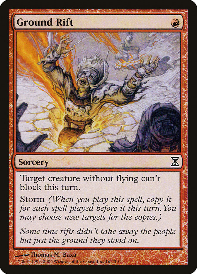 Ground Rift [Time Spiral] MTG Single Magic: The Gathering | Red Claw Gaming