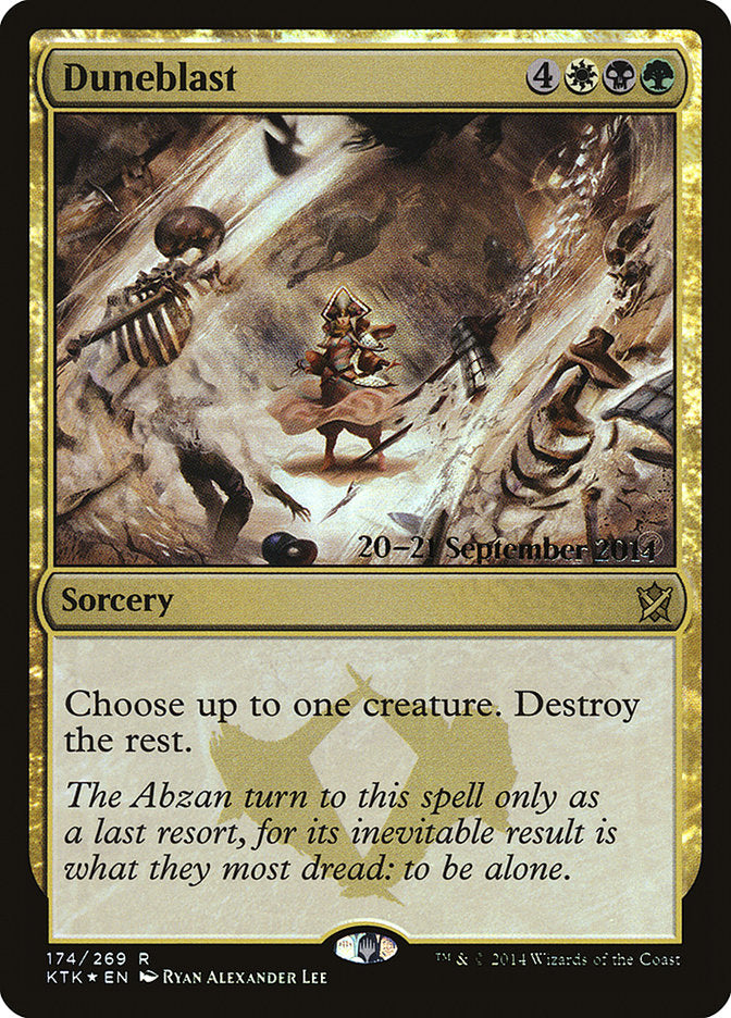 Duneblast [Khans of Tarkir Prerelease Promos] MTG Single Magic: The Gathering | Red Claw Gaming