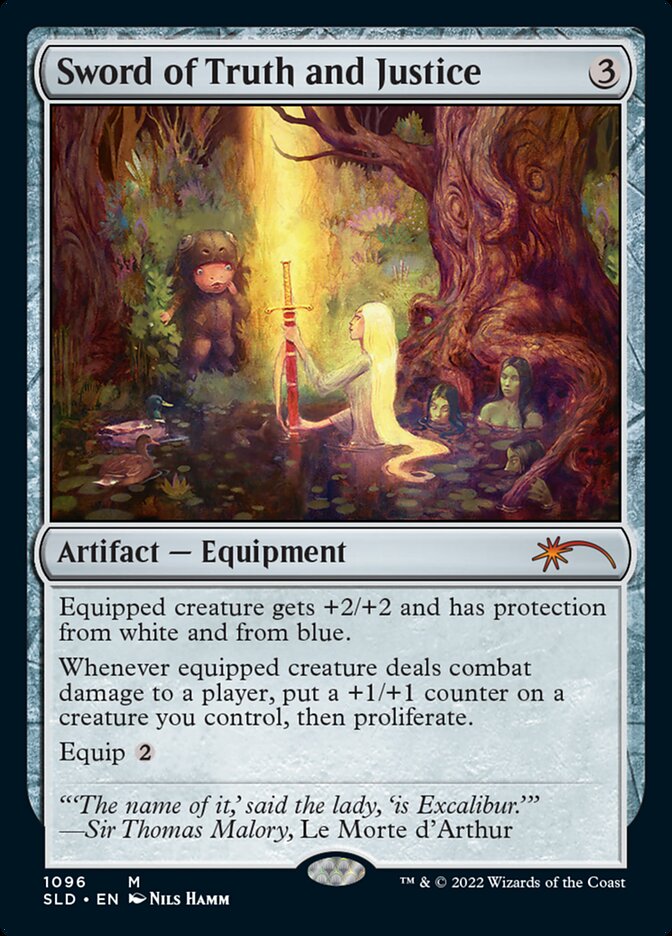 Sword of Truth and Justice [Secret Lair Drop Series] MTG Single Magic: The Gathering | Red Claw Gaming