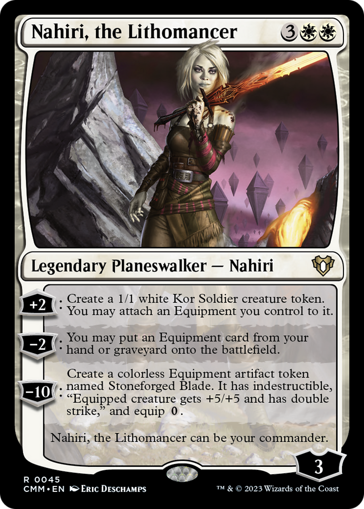 Nahiri, the Lithomancer [Commander Masters] MTG Single Magic: The Gathering    | Red Claw Gaming