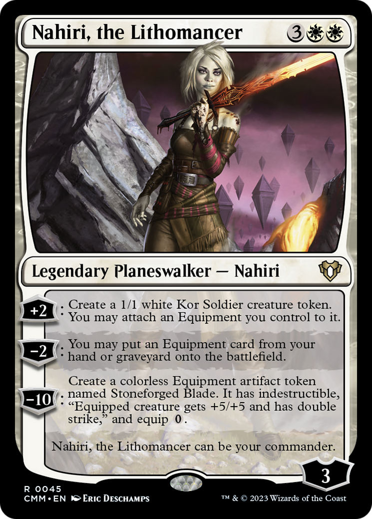 Nahiri, the Lithomancer [Commander Masters] MTG Single Magic: The Gathering | Red Claw Gaming