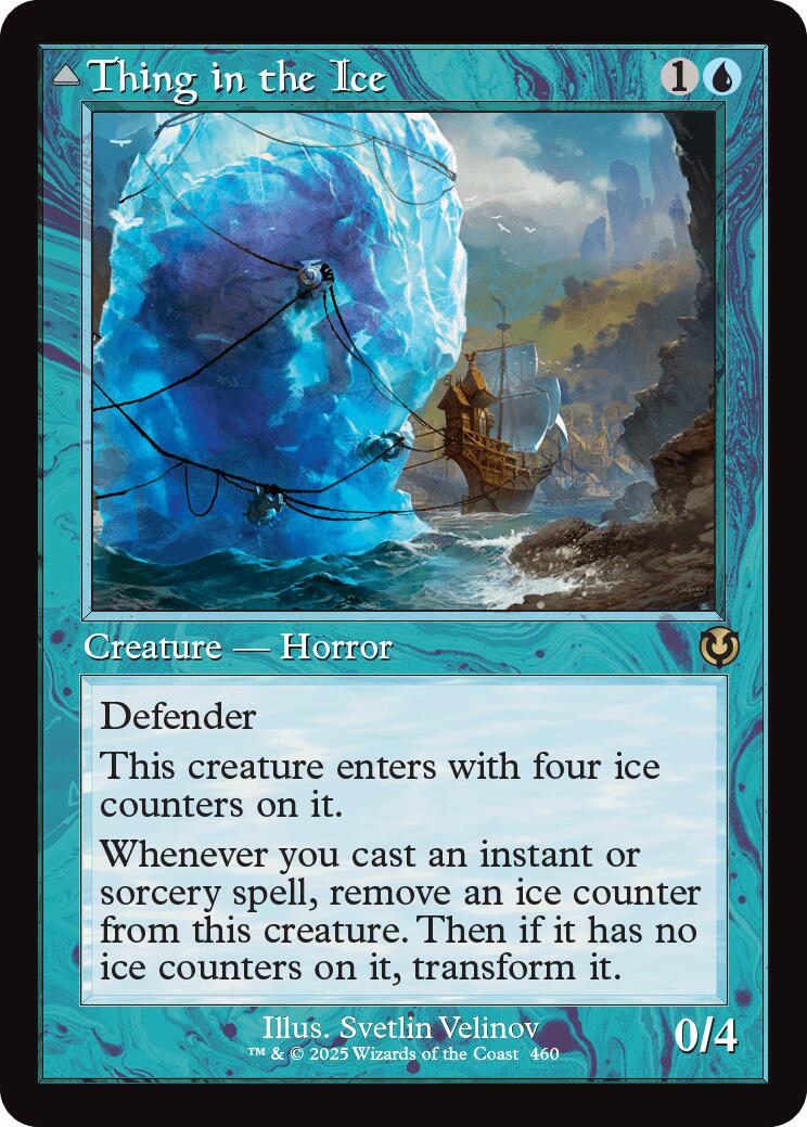 Thing in the Ice // Awoken Horror (Retro Frame) [Innistrad Remastered] MTG Single Magic: The Gathering | Red Claw Gaming