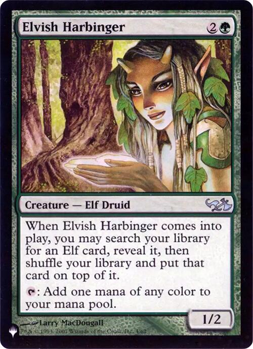 Elvish Harbinger (Retro Frame) [The List] MTG Single Magic: The Gathering | Red Claw Gaming