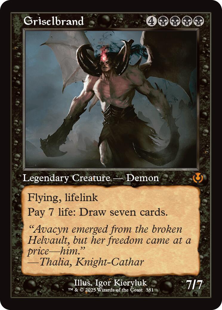 Griselbrand (Retro Frame) [Innistrad Remastered] MTG Single Magic: The Gathering | Red Claw Gaming