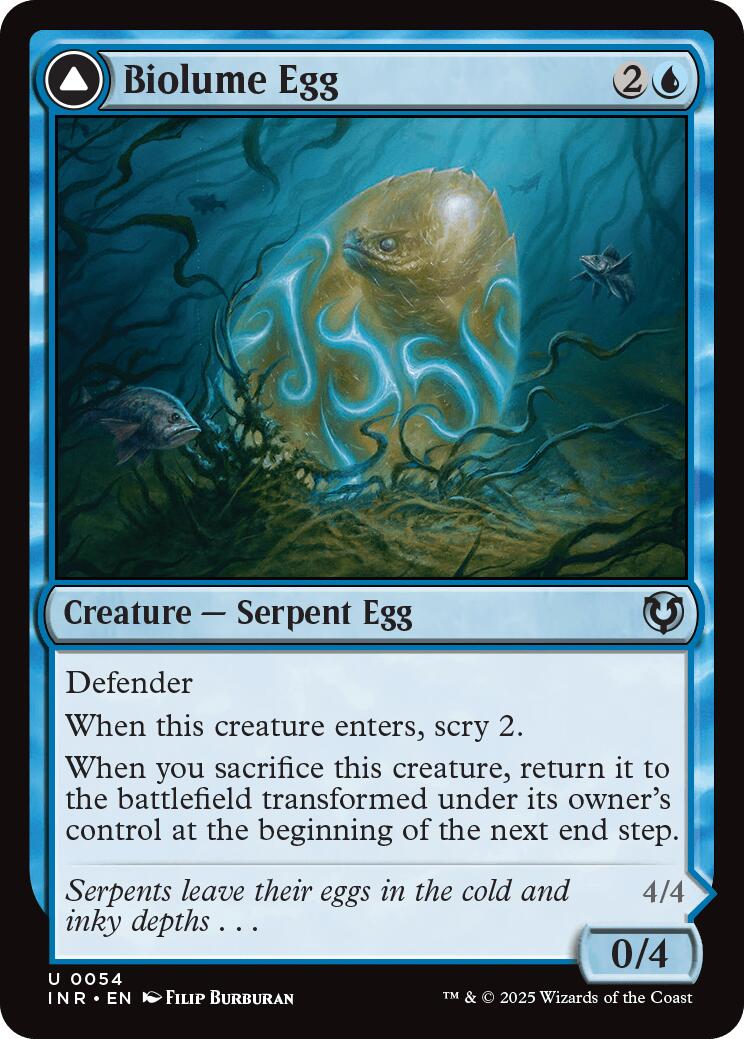 Biolume Egg // Biolume Serpent [Innistrad Remastered] MTG Single Magic: The Gathering | Red Claw Gaming