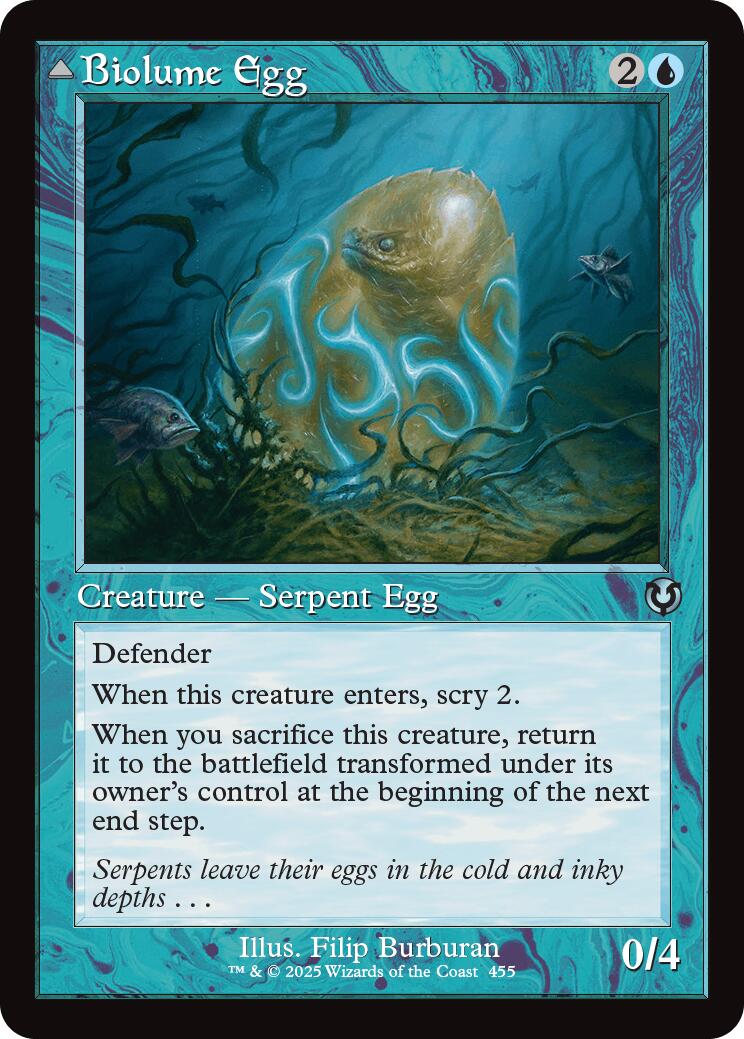 Biolume Egg // Biolume Serpent (Retro Frame) [Innistrad Remastered] MTG Single Magic: The Gathering | Red Claw Gaming