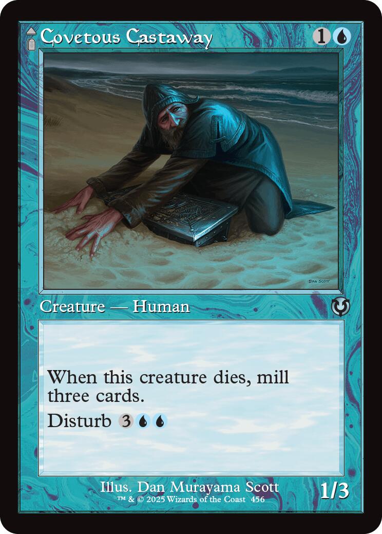 Covetous Castaway // Ghostly Castigator (Retro Frame) [Innistrad Remastered] MTG Single Magic: The Gathering | Red Claw Gaming