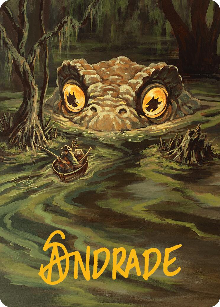 The Gitrog Monster Art Card (Gold-Stamped Signature) [Innistrad Remastered Art Series] MTG Single Magic: The Gathering | Red Claw Gaming