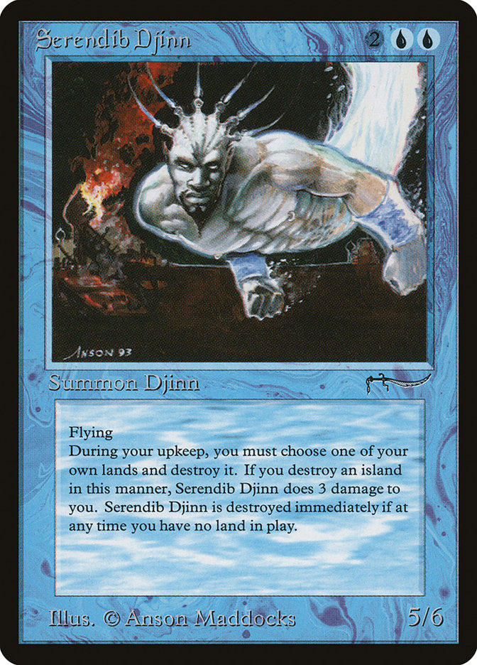 Serendib Djinn [Arabian Nights] MTG Single Magic: The Gathering | Red Claw Gaming