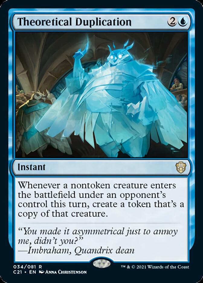 Theoretical Duplication [Commander 2021] MTG Single Magic: The Gathering | Red Claw Gaming