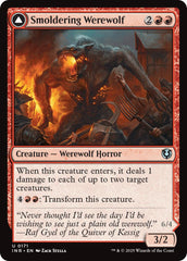 Smoldering Werewolf // Erupting Dreadwolf [Innistrad Remastered] MTG Single Magic: The Gathering | Red Claw Gaming