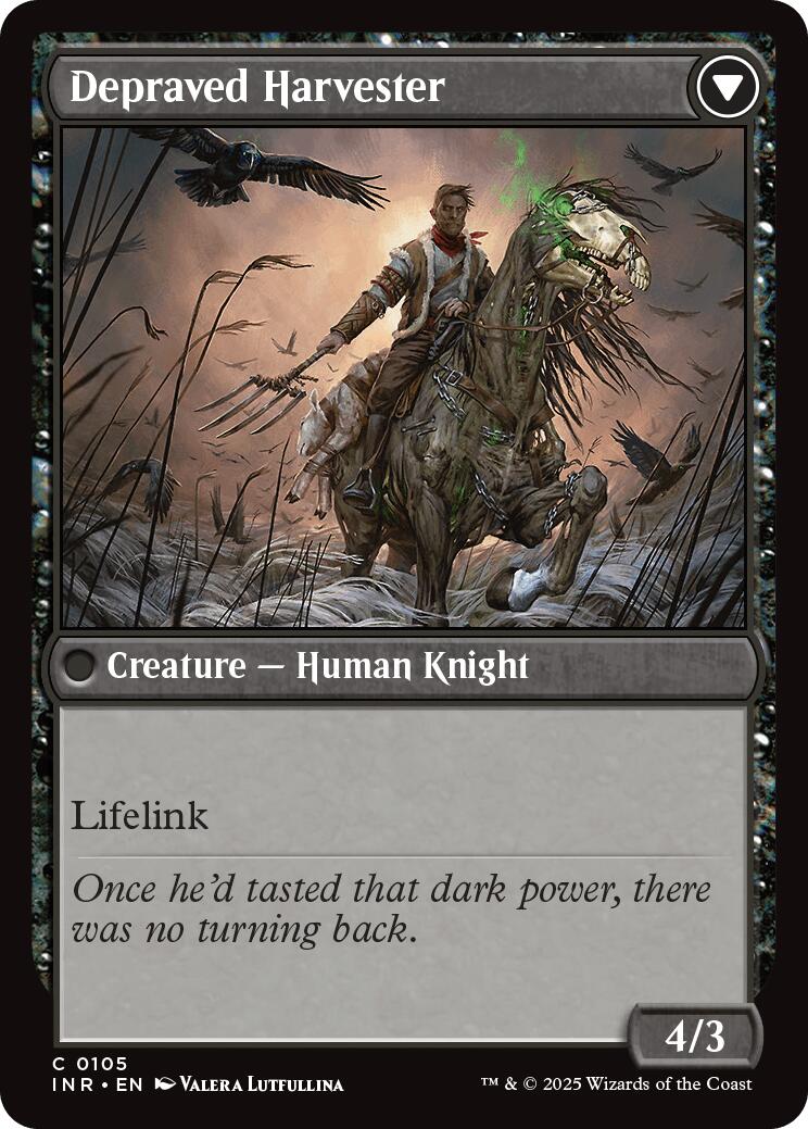 Desperate Farmer // Depraved Harvester [Innistrad Remastered] MTG Single Magic: The Gathering | Red Claw Gaming