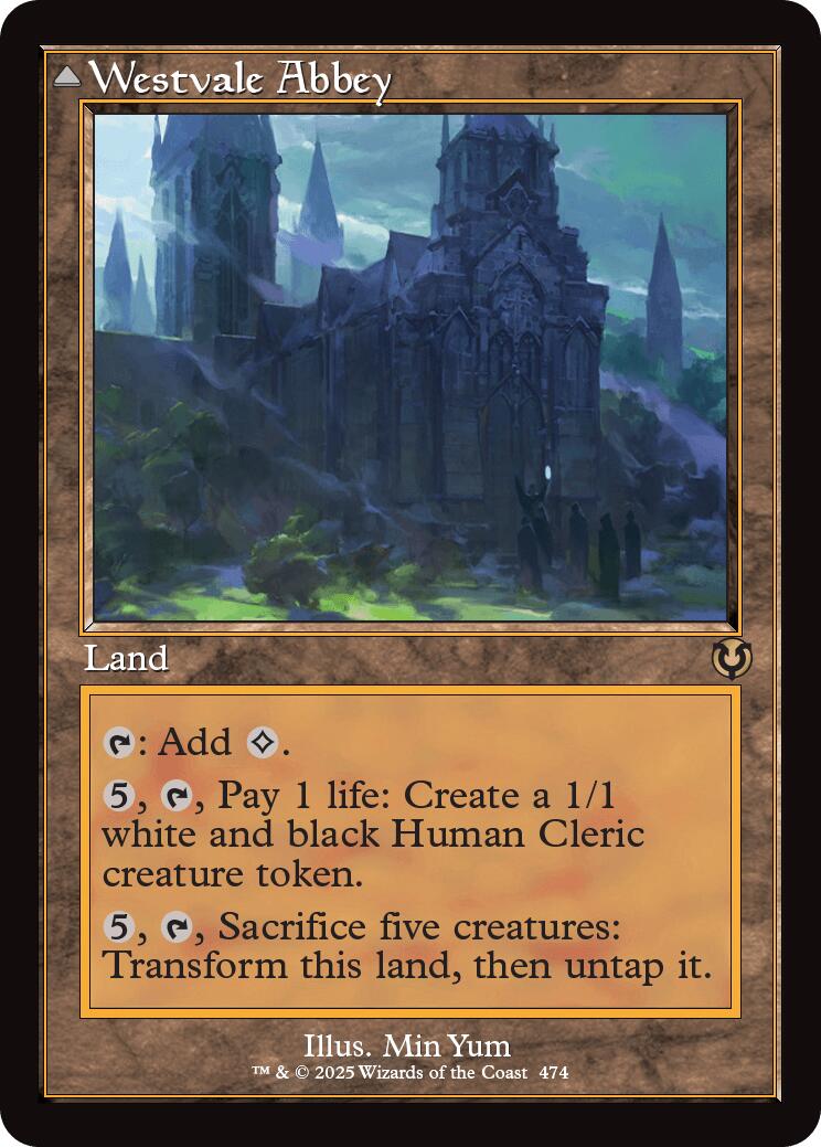 Westvale Abbey // Ormendahl, Profane Prince (Retro Frame) [Innistrad Remastered] MTG Single Magic: The Gathering | Red Claw Gaming