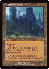 Westvale Abbey // Ormendahl, Profane Prince (Retro Frame) [Innistrad Remastered] MTG Single Magic: The Gathering | Red Claw Gaming