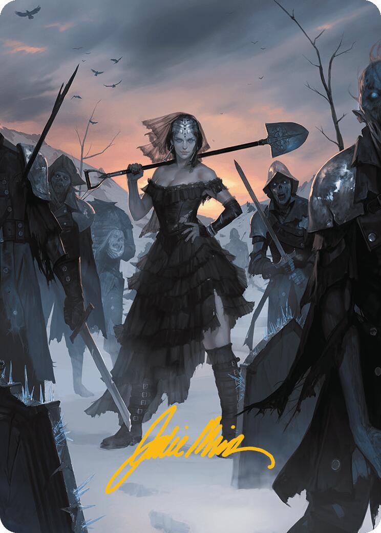 Heartless Summoning Art Card (Gold-Stamped Signature) [Innistrad Remastered Art Series] MTG Single Magic: The Gathering | Red Claw Gaming