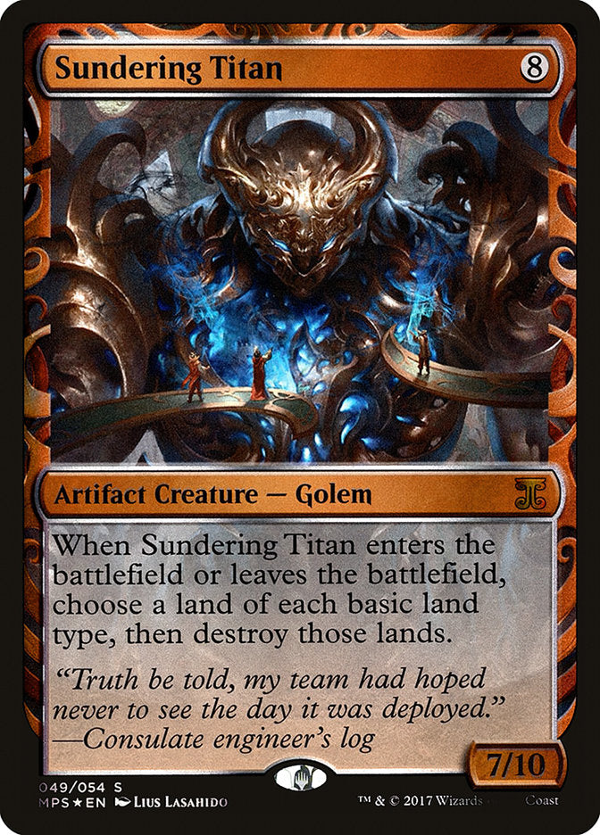 Sundering Titan [Kaladesh Inventions] MTG Single Magic: The Gathering | Red Claw Gaming