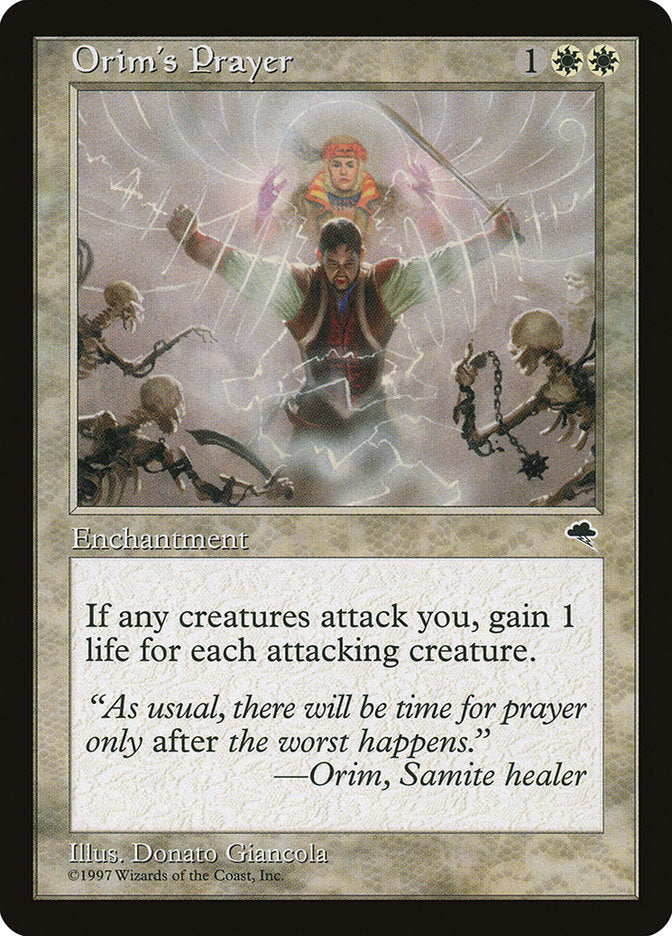 Orim's Prayer [Tempest] MTG Single Magic: The Gathering | Red Claw Gaming