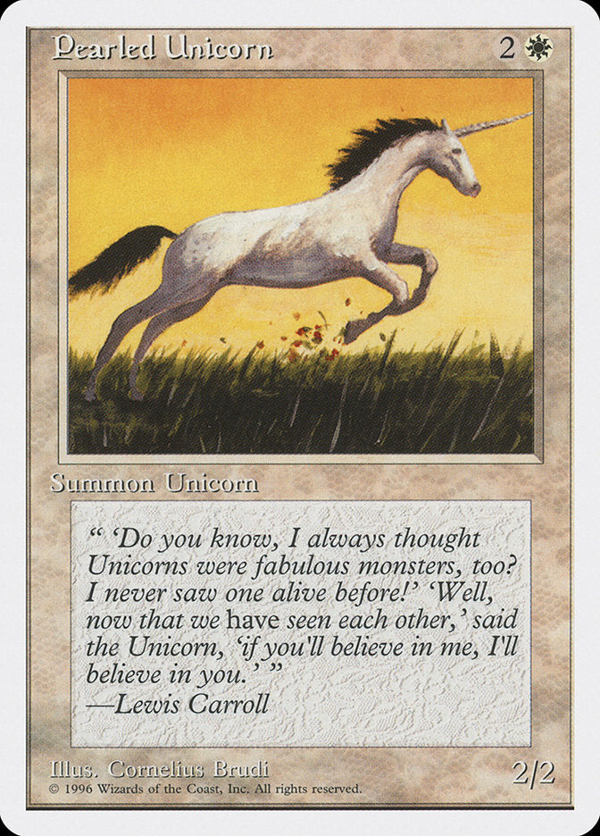 Pearled Unicorn [Introductory Two-Player Set] MTG Single Magic: The Gathering | Red Claw Gaming