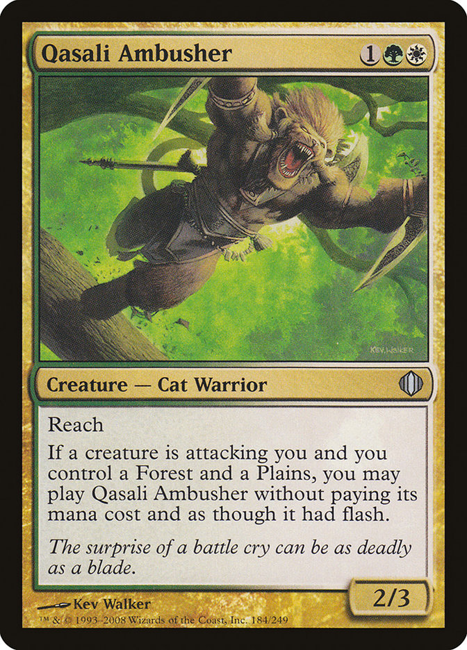 Qasali Ambusher [Shards of Alara] MTG Single Magic: The Gathering | Red Claw Gaming