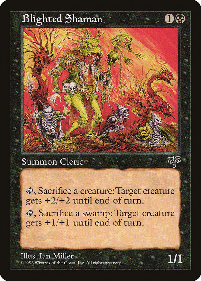 Blighted Shaman [Mirage] MTG Single Magic: The Gathering | Red Claw Gaming