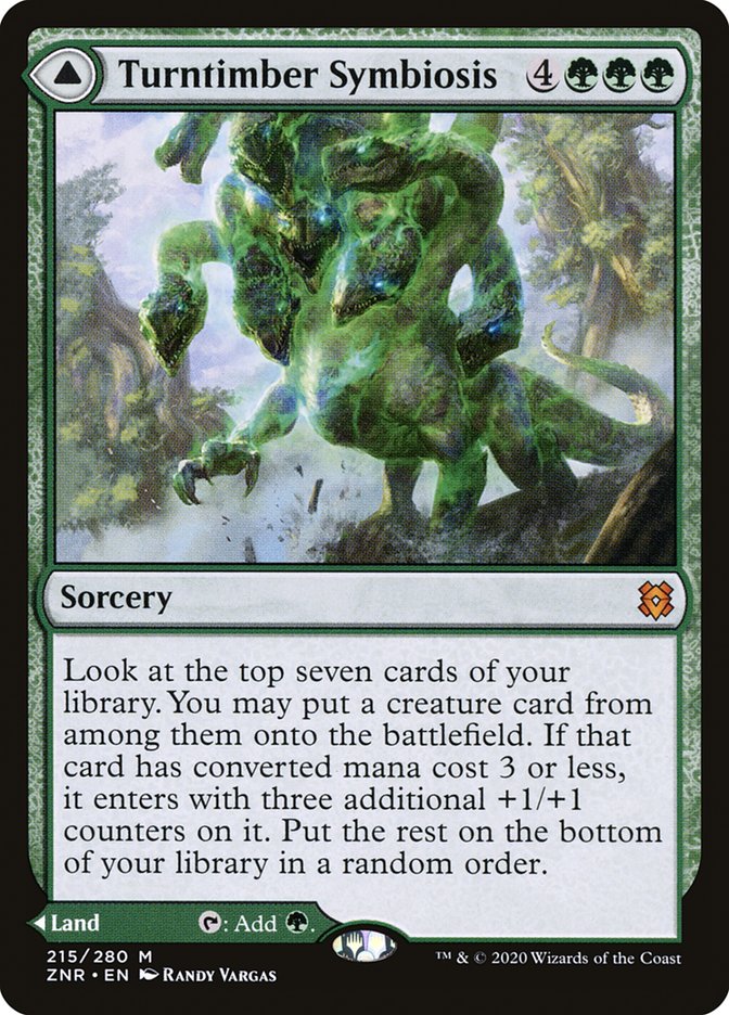 Turntimber Symbiosis // Turntimber, Serpentine Wood [Zendikar Rising] MTG Single Magic: The Gathering | Red Claw Gaming