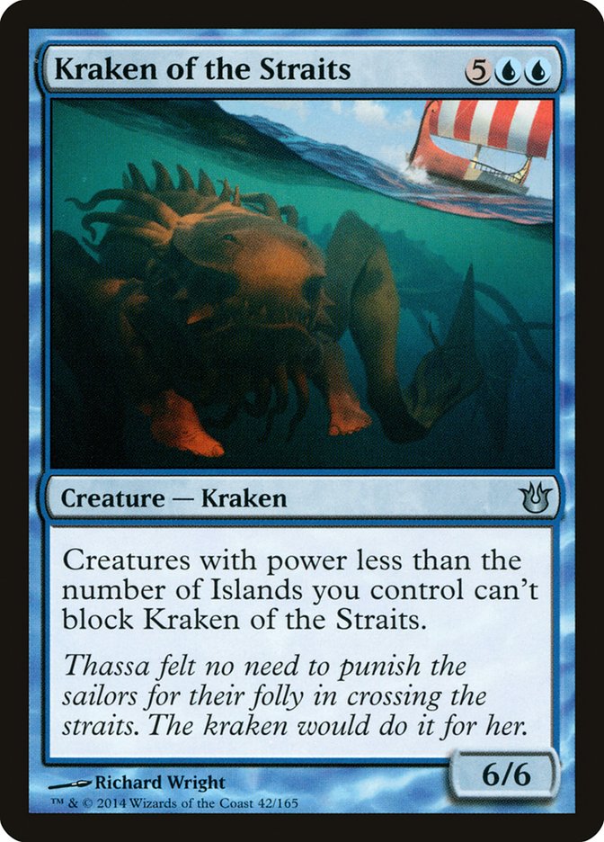 Kraken of the Straits [Born of the Gods] MTG Single Magic: The Gathering | Red Claw Gaming