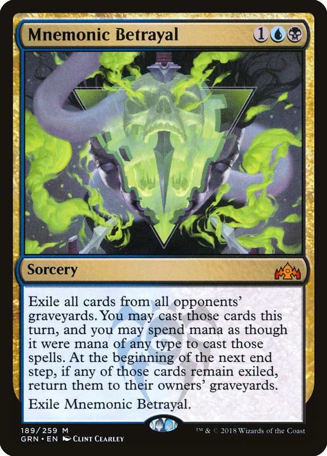 Mnemonic Betrayal [Guilds of Ravnica] MTG Single Magic: The Gathering | Red Claw Gaming