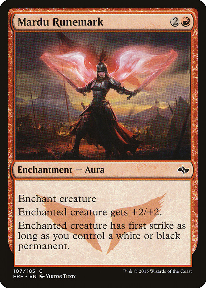 mardu card sleeves Mardu Runemark [Fate Reforged] – Red Claw Gaming