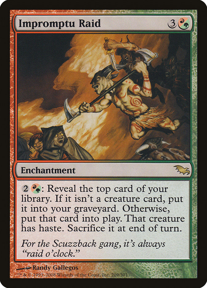 Impromptu Raid [Shadowmoor] MTG Single Magic: The Gathering | Red Claw Gaming