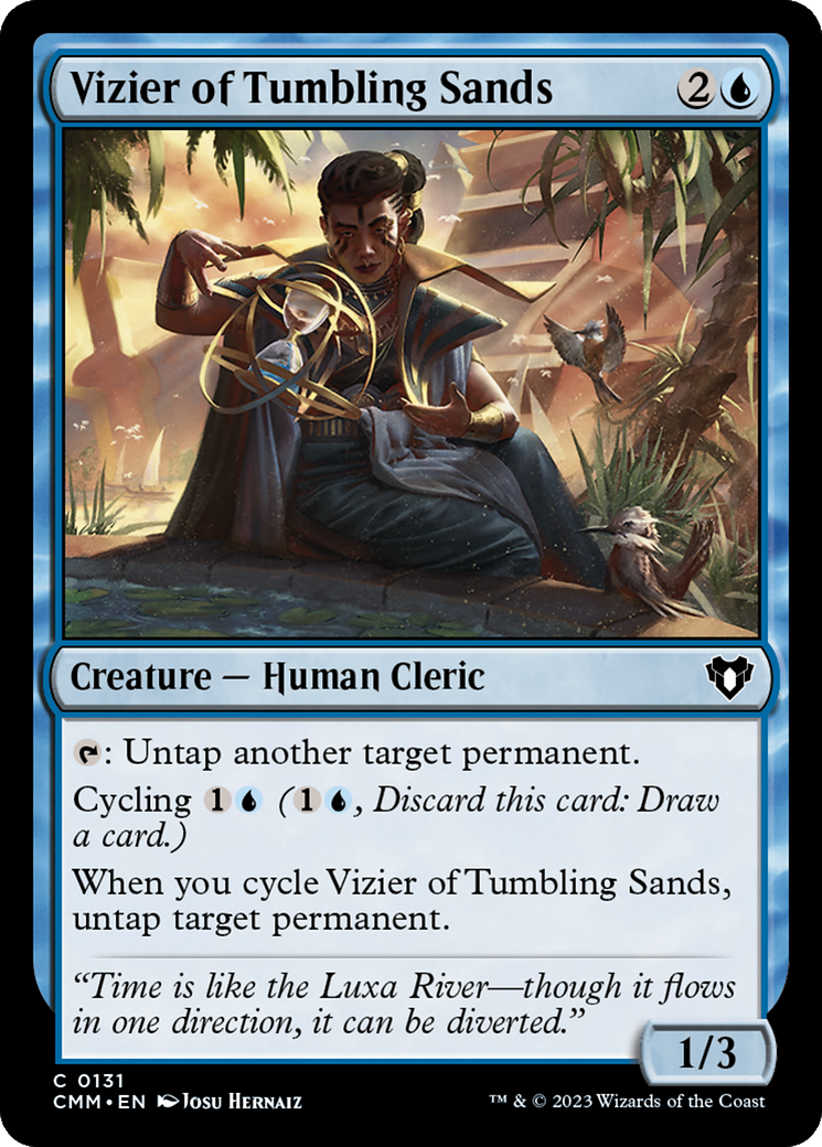 Vizier of Tumbling Sands [Commander Masters] MTG Single Magic: The Gathering | Red Claw Gaming