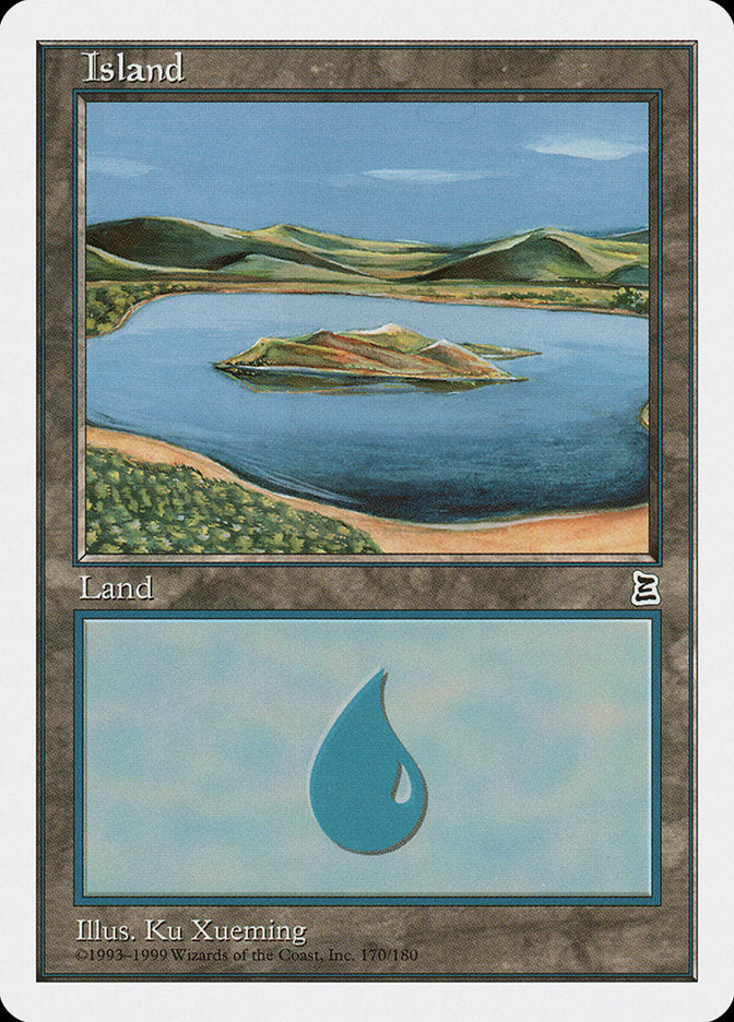 Island (170) [Portal Three Kingdoms] MTG Single Magic: The Gathering | Red Claw Gaming
