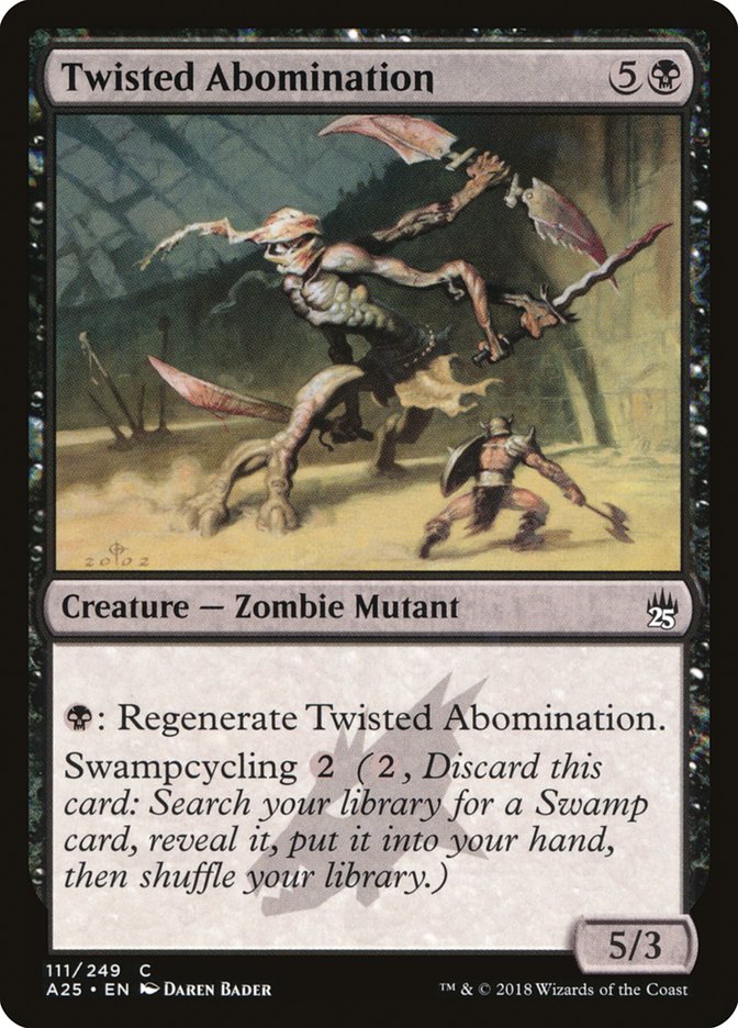Twisted Abomination [Masters 25] MTG Single Magic: The Gathering | Red Claw Gaming