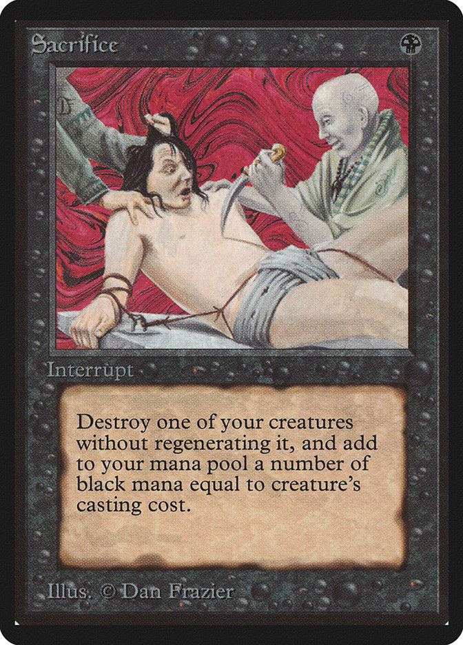 Sacrifice [Beta Edition] MTG Single Magic: The Gathering | Red Claw Gaming