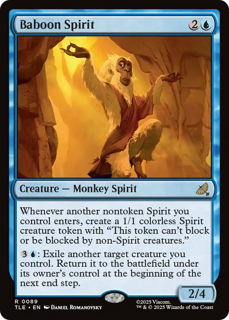 Baboon Spirit [Avatar: The Last Airbender: Eternal-Legal] MTG Single Magic: The Gathering | Red Claw Gaming