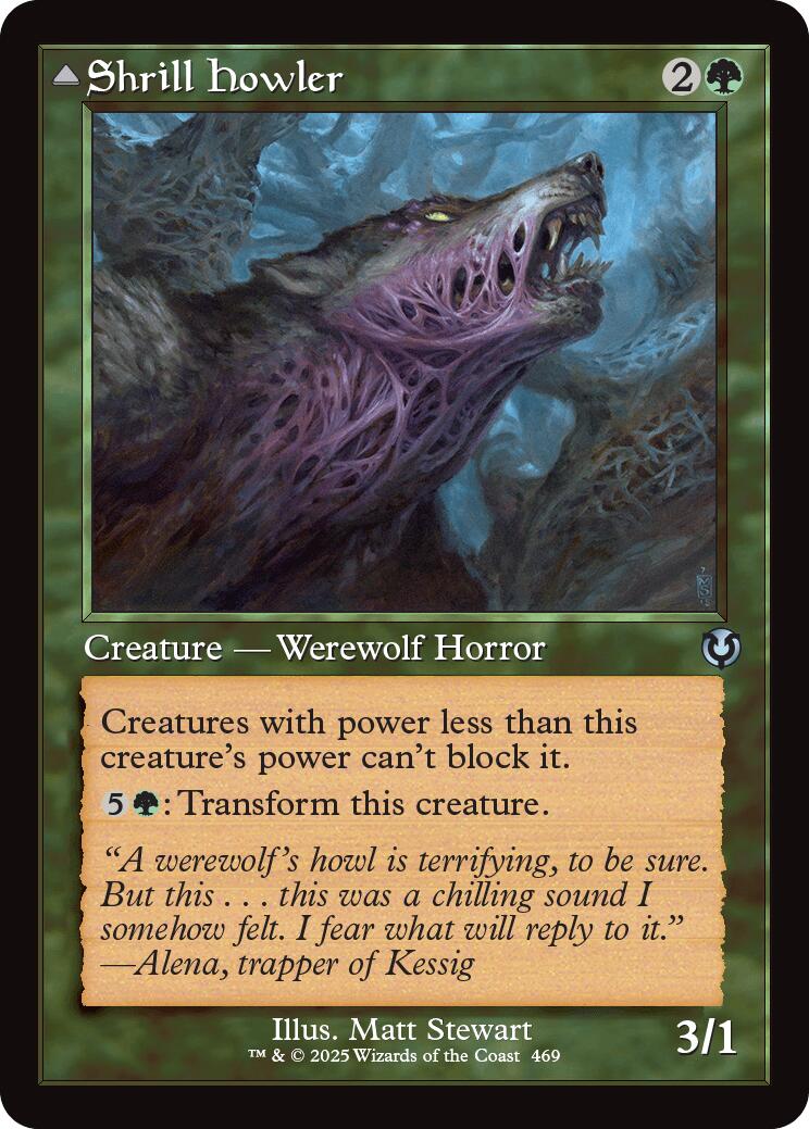 Shrill Howler // Howling Chorus (Retro Frame) [Innistrad Remastered] MTG Single Magic: The Gathering | Red Claw Gaming