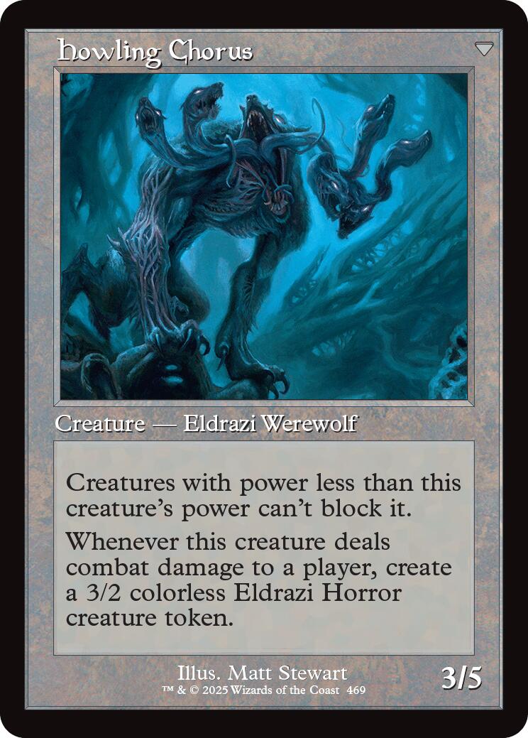 Shrill Howler // Howling Chorus (Retro Frame) [Innistrad Remastered] MTG Single Magic: The Gathering | Red Claw Gaming