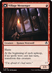 Village Messenger // Moonrise Intruder [Innistrad Remastered] MTG Single Magic: The Gathering | Red Claw Gaming