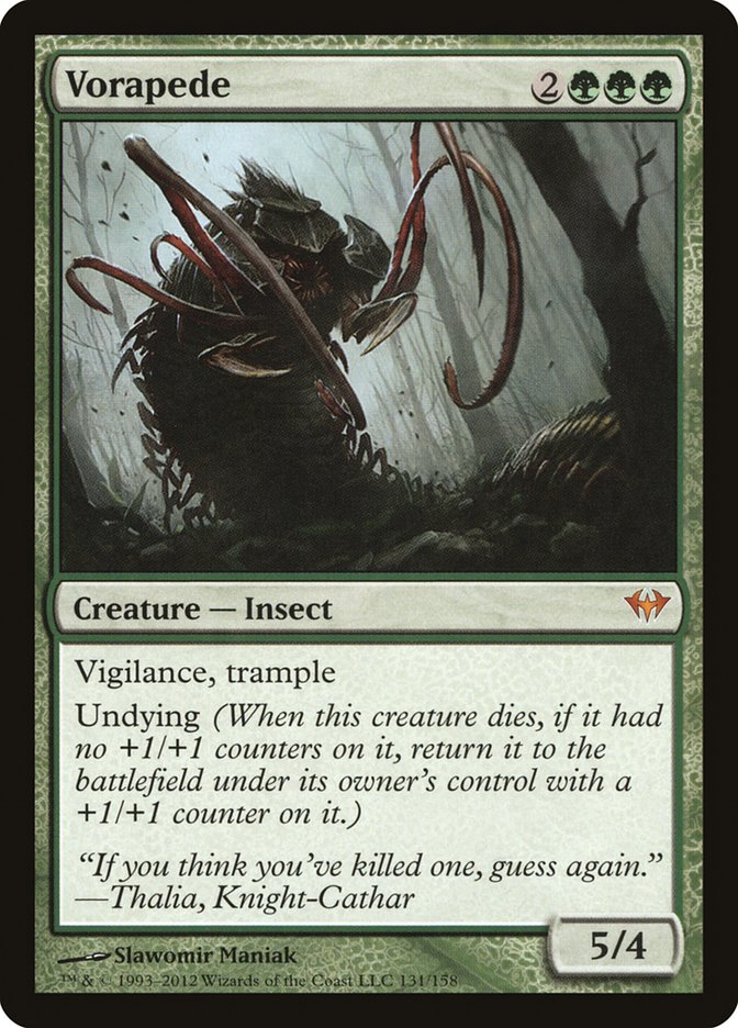 Vorapede [Dark Ascension] MTG Single Magic: The Gathering | Red Claw Gaming