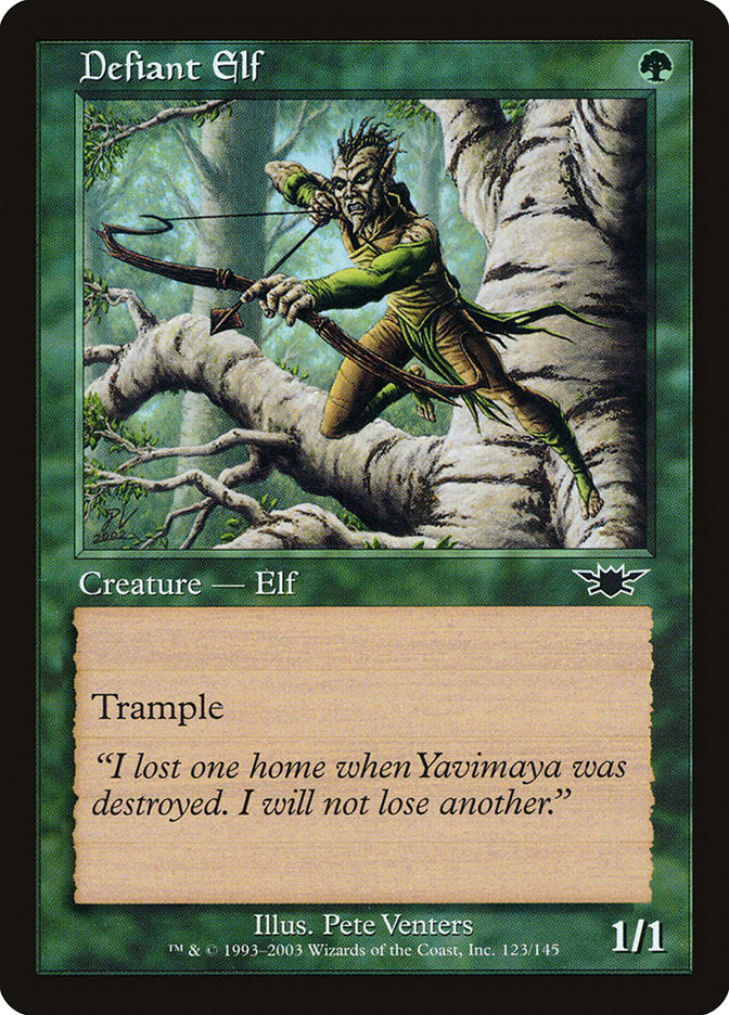 Defiant Elf [Legions] MTG Single Magic: The Gathering | Red Claw Gaming