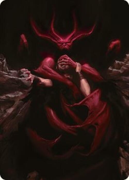 Infernal Grasp Art Card [Innistrad Remastered Art Series] MTG Single Magic: The Gathering | Red Claw Gaming