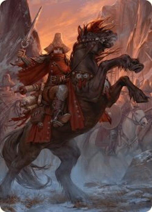 Zealous Conscripts Art Card [Innistrad Remastered Art Series] MTG Single Magic: The Gathering | Red Claw Gaming