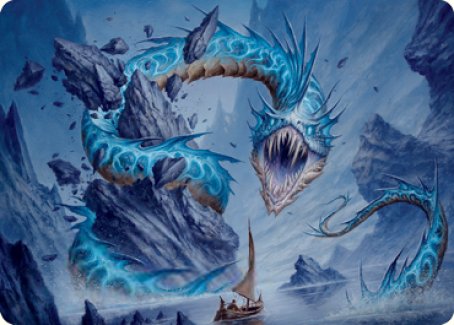 Biolume Serpent Art Card [Innistrad: Crimson Vow Art Series] MTG Single Magic: The Gathering | Red Claw Gaming